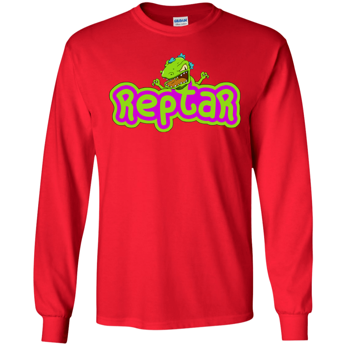 T-Shirts Red / S Reptar Men's Long Sleeve T-Shirt