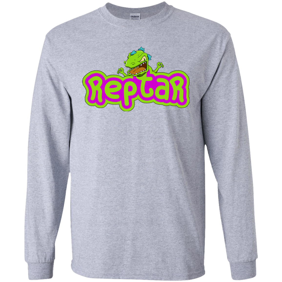 T-Shirts Sport Grey / S Reptar Men's Long Sleeve T-Shirt