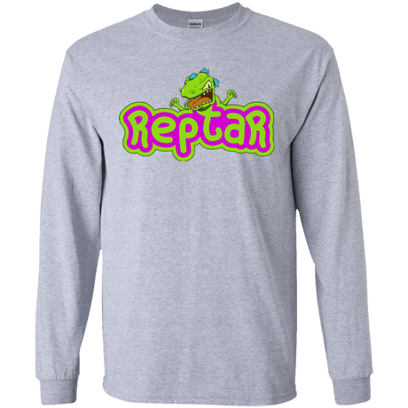 T-Shirts Sport Grey / S Reptar Men's Long Sleeve T-Shirt