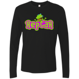 T-Shirts Black / S Reptar Men's Premium Long Sleeve