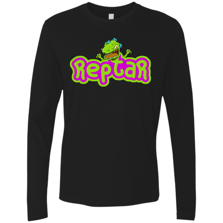 T-Shirts Black / S Reptar Men's Premium Long Sleeve