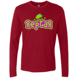 T-Shirts Cardinal / S Reptar Men's Premium Long Sleeve