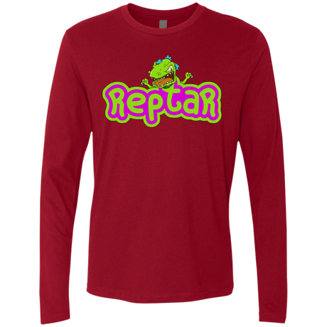 T-Shirts Cardinal / S Reptar Men's Premium Long Sleeve
