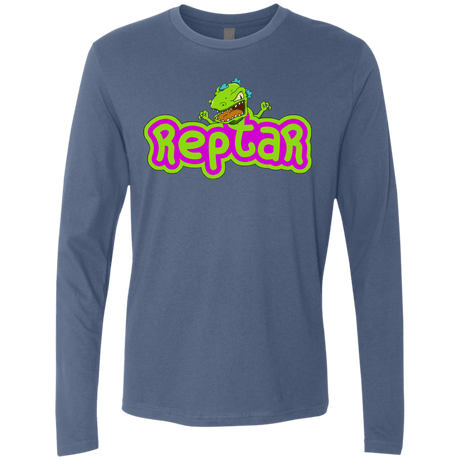 T-Shirts Indigo / S Reptar Men's Premium Long Sleeve