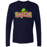 T-Shirts Midnight Navy / S Reptar Men's Premium Long Sleeve