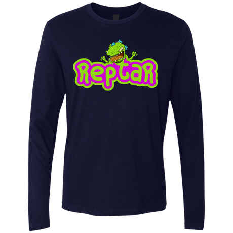 T-Shirts Midnight Navy / S Reptar Men's Premium Long Sleeve