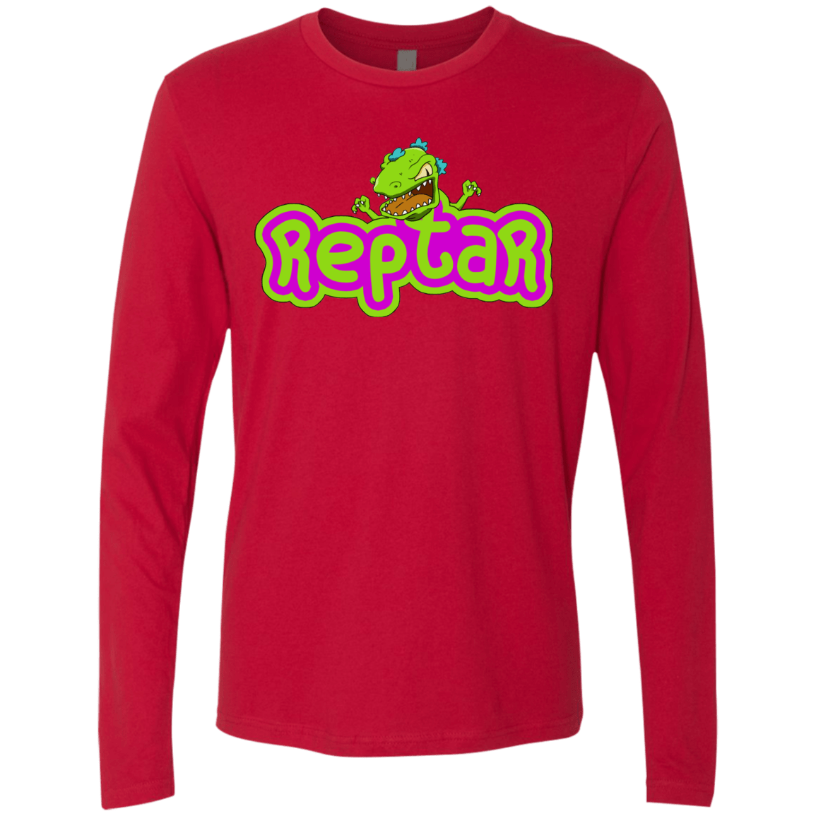 T-Shirts Red / S Reptar Men's Premium Long Sleeve