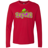 T-Shirts Red / S Reptar Men's Premium Long Sleeve