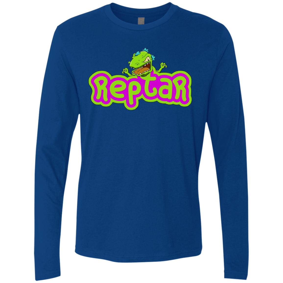 T-Shirts Royal / S Reptar Men's Premium Long Sleeve