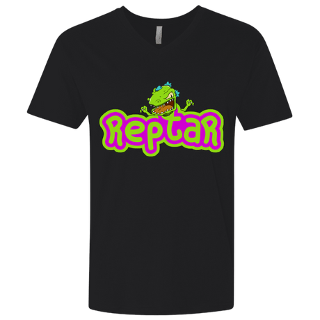 T-Shirts Black / X-Small Reptar Men's Premium V-Neck