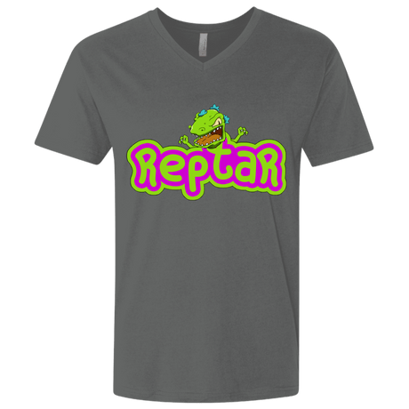 T-Shirts Heavy Metal / X-Small Reptar Men's Premium V-Neck