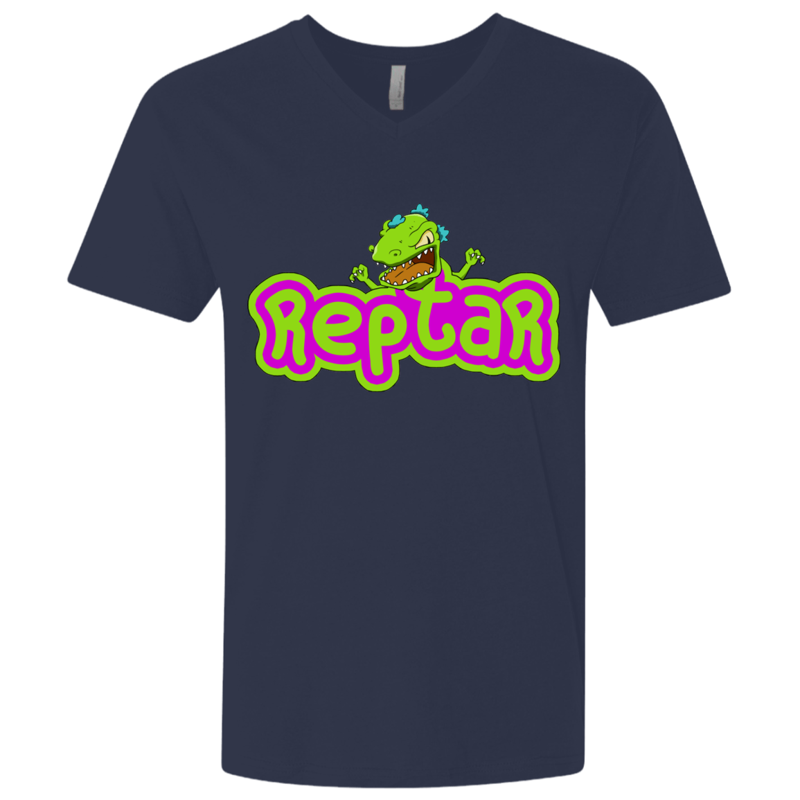 T-Shirts Midnight Navy / X-Small Reptar Men's Premium V-Neck