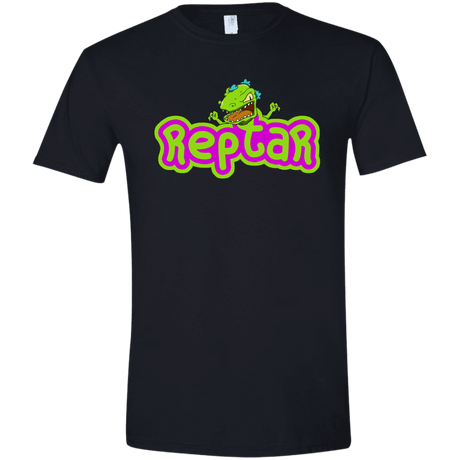 T-Shirts Black / X-Small Reptar Men's Semi-Fitted Softstyle