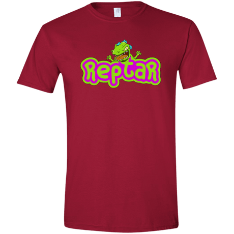 T-Shirts Cardinal Red / S Reptar Men's Semi-Fitted Softstyle