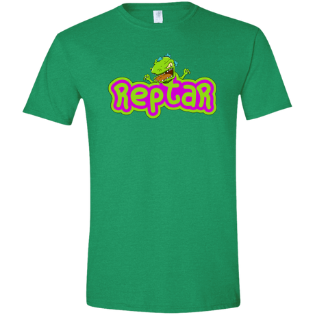 T-Shirts Heather Irish Green / S Reptar Men's Semi-Fitted Softstyle