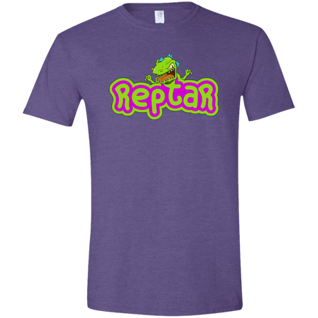 T-Shirts Heather Purple / S Reptar Men's Semi-Fitted Softstyle