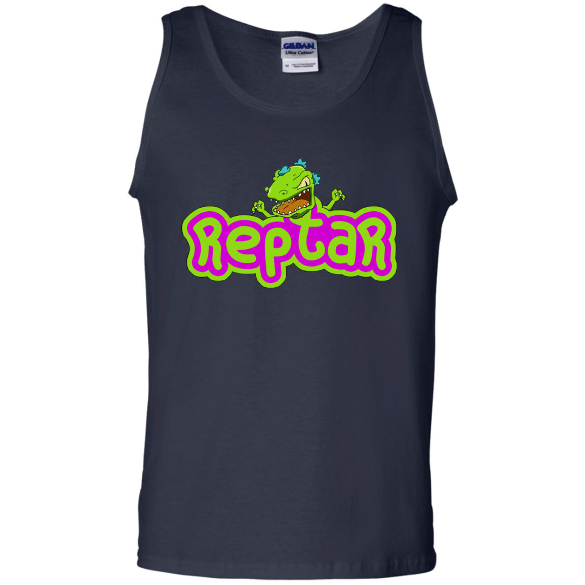 T-Shirts Navy / S Reptar Men's Tank Top
