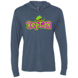 T-Shirts Indigo / X-Small Reptar Triblend Long Sleeve Hoodie Tee