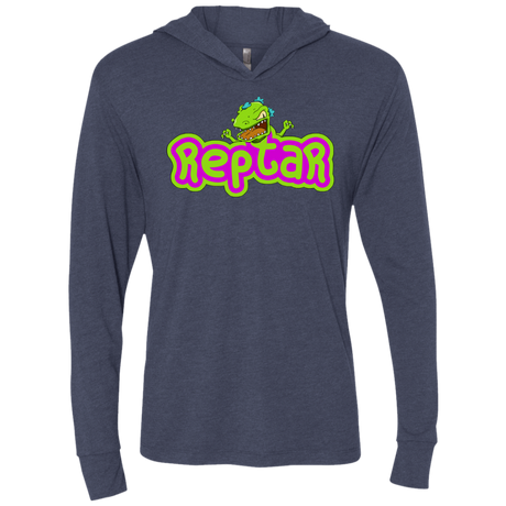 T-Shirts Vintage Navy / X-Small Reptar Triblend Long Sleeve Hoodie Tee