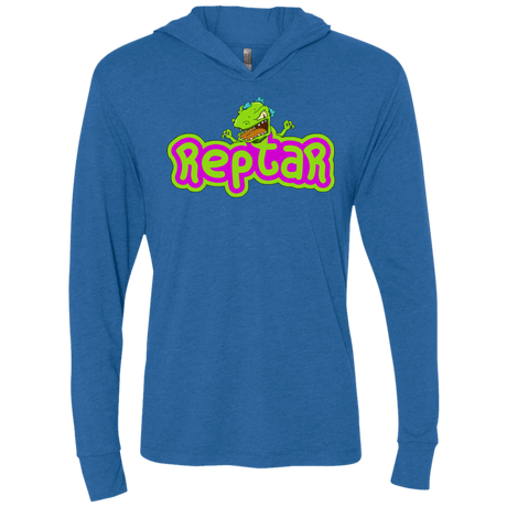 T-Shirts Vintage Royal / X-Small Reptar Triblend Long Sleeve Hoodie Tee