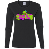 T-Shirts Black / S Reptar Women's Long Sleeve T-Shirt