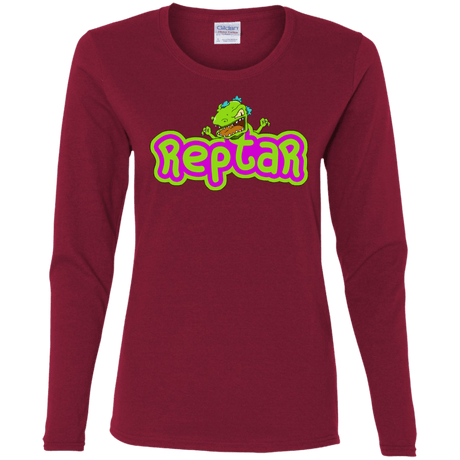 T-Shirts Cardinal / S Reptar Women's Long Sleeve T-Shirt