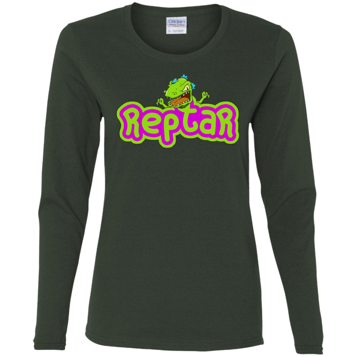 T-Shirts Forest / S Reptar Women's Long Sleeve T-Shirt