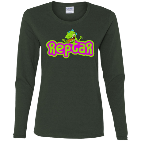 T-Shirts Forest / S Reptar Women's Long Sleeve T-Shirt