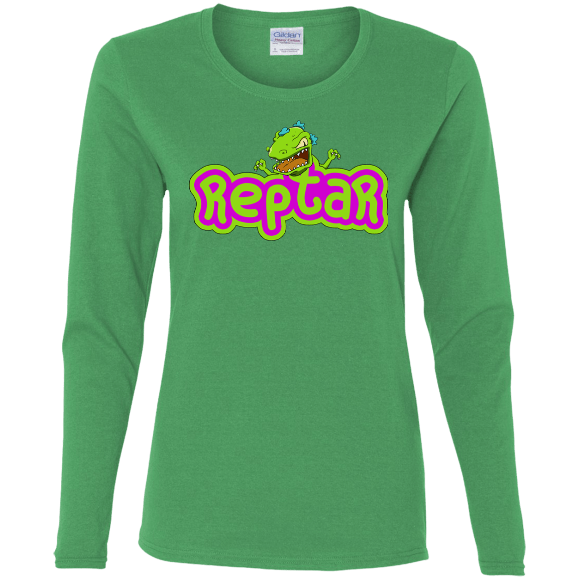 T-Shirts Irish Green / S Reptar Women's Long Sleeve T-Shirt