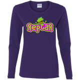 T-Shirts Purple / S Reptar Women's Long Sleeve T-Shirt