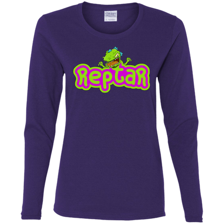 T-Shirts Purple / S Reptar Women's Long Sleeve T-Shirt