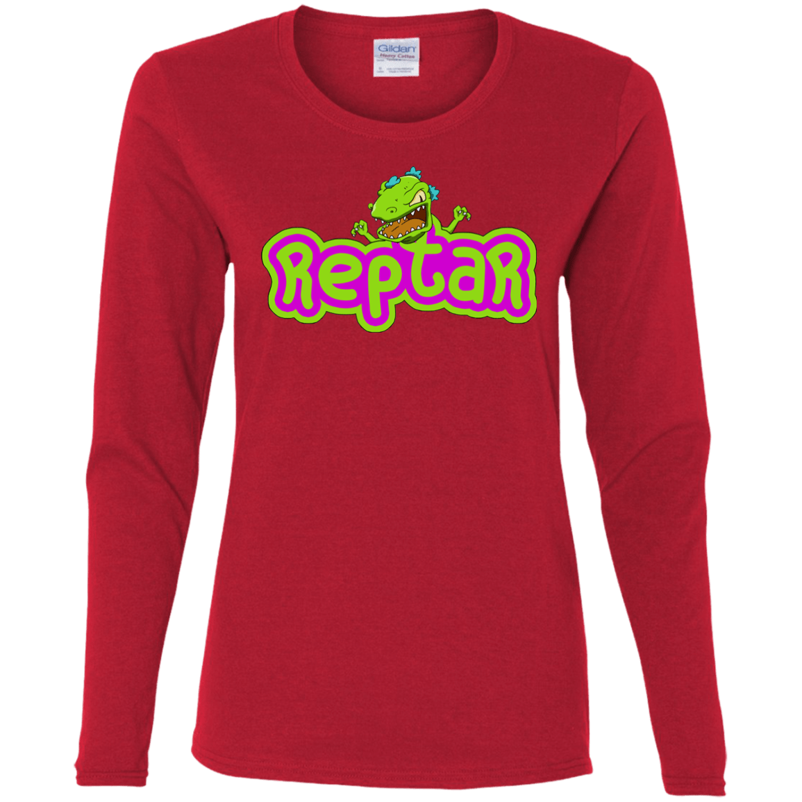 T-Shirts Red / S Reptar Women's Long Sleeve T-Shirt