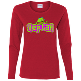 T-Shirts Red / S Reptar Women's Long Sleeve T-Shirt