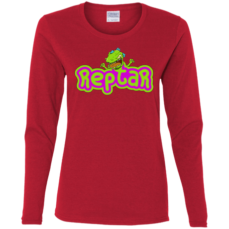 T-Shirts Red / S Reptar Women's Long Sleeve T-Shirt