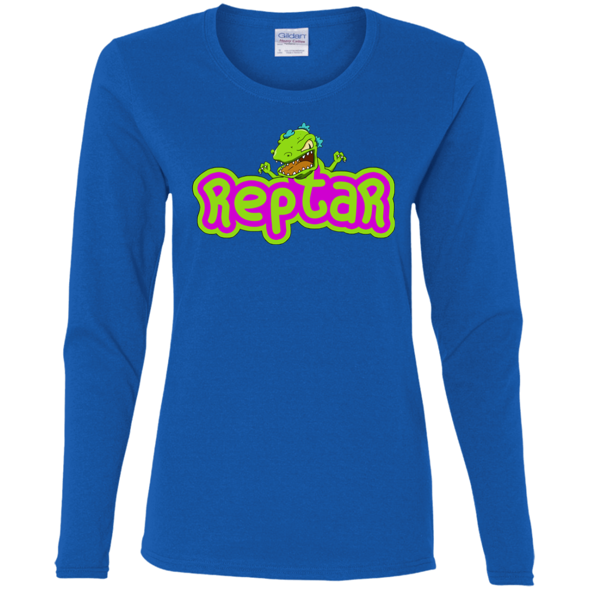 T-Shirts Royal / S Reptar Women's Long Sleeve T-Shirt