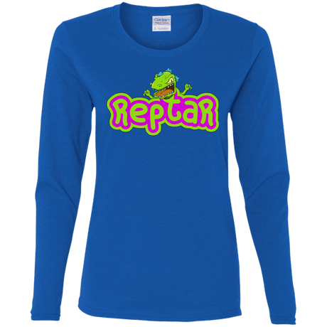 T-Shirts Royal / S Reptar Women's Long Sleeve T-Shirt