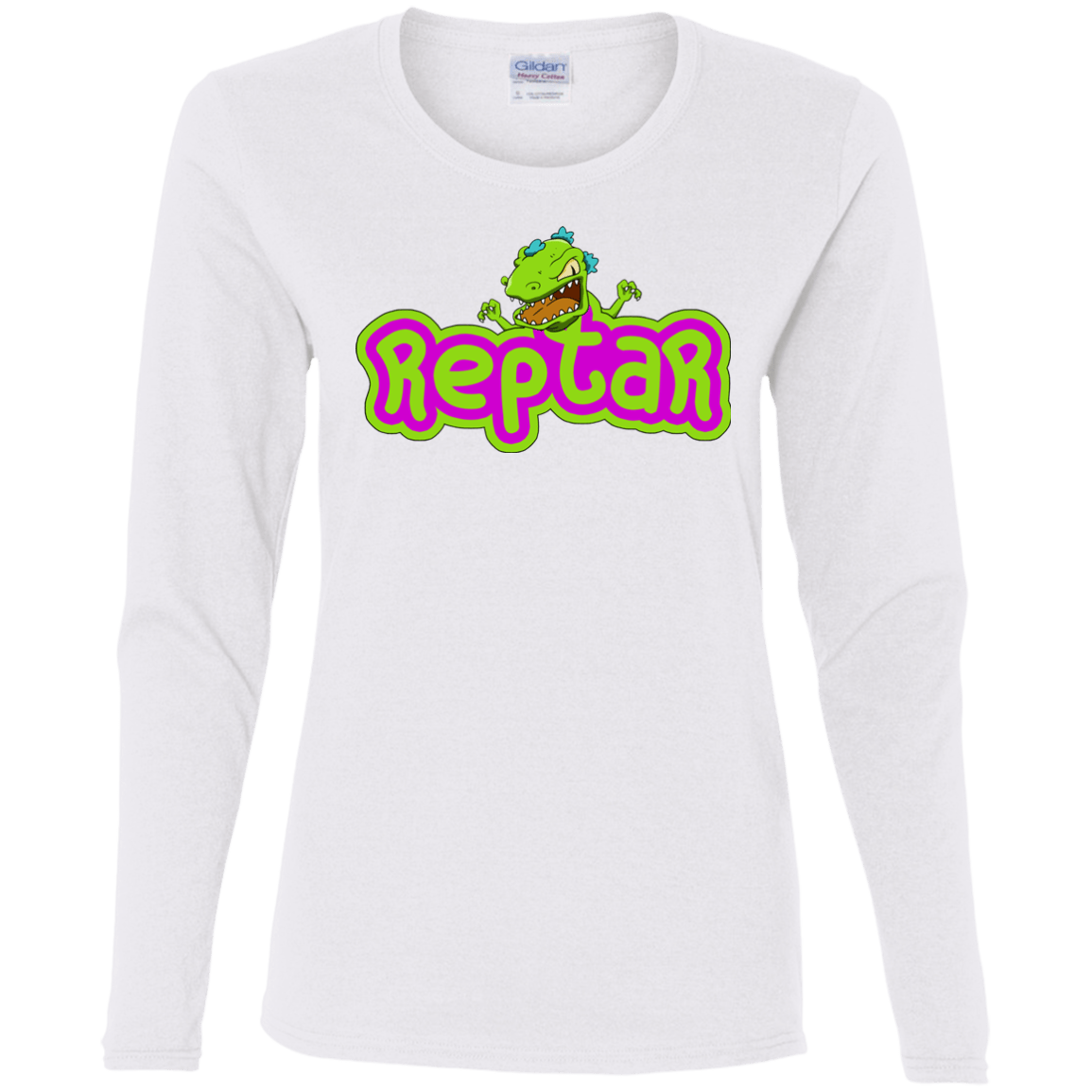 T-Shirts White / S Reptar Women's Long Sleeve T-Shirt