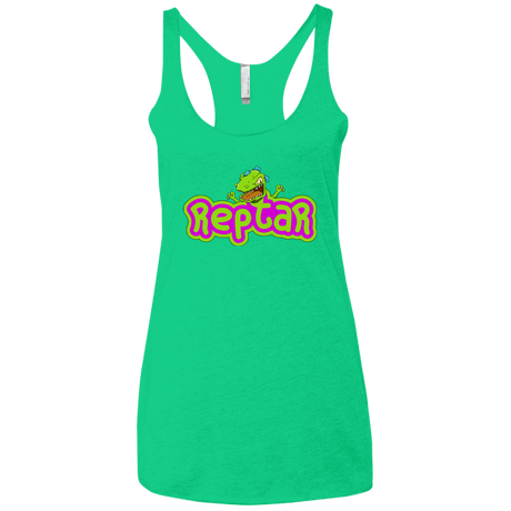 T-Shirts Envy / X-Small Reptar Women's Triblend Racerback Tank