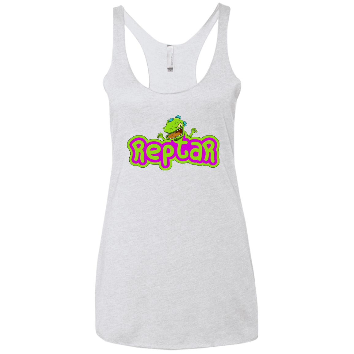T-Shirts Heather White / X-Small Reptar Women's Triblend Racerback Tank
