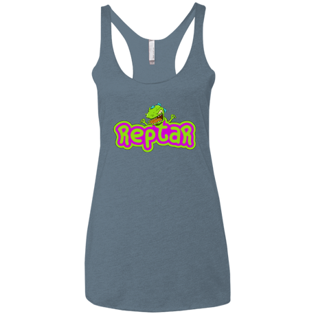 T-Shirts Indigo / X-Small Reptar Women's Triblend Racerback Tank