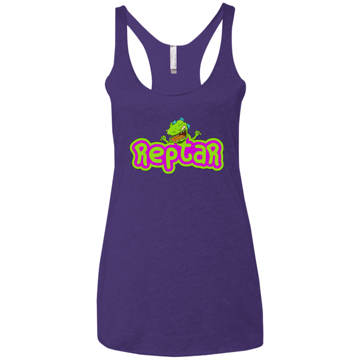 T-Shirts Purple Rush / X-Small Reptar Women's Triblend Racerback Tank