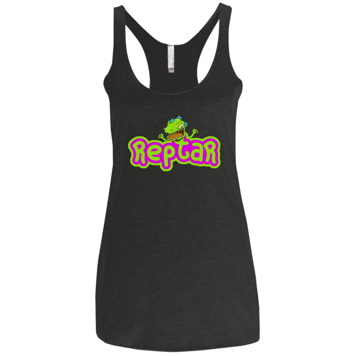 T-Shirts Vintage Black / X-Small Reptar Women's Triblend Racerback Tank