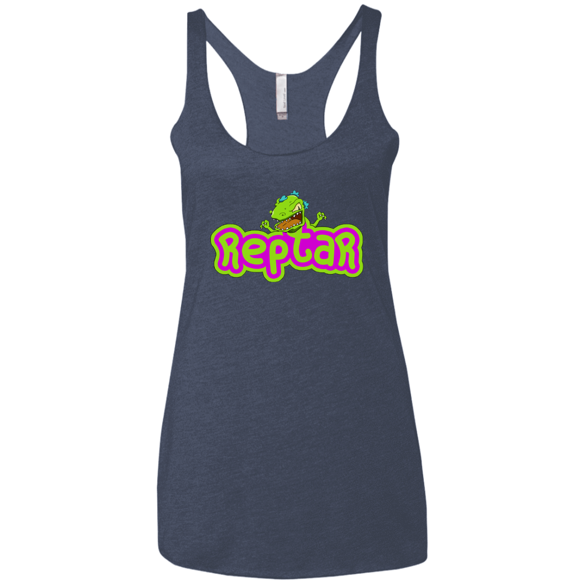 T-Shirts Vintage Navy / X-Small Reptar Women's Triblend Racerback Tank