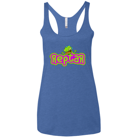 T-Shirts Vintage Royal / X-Small Reptar Women's Triblend Racerback Tank