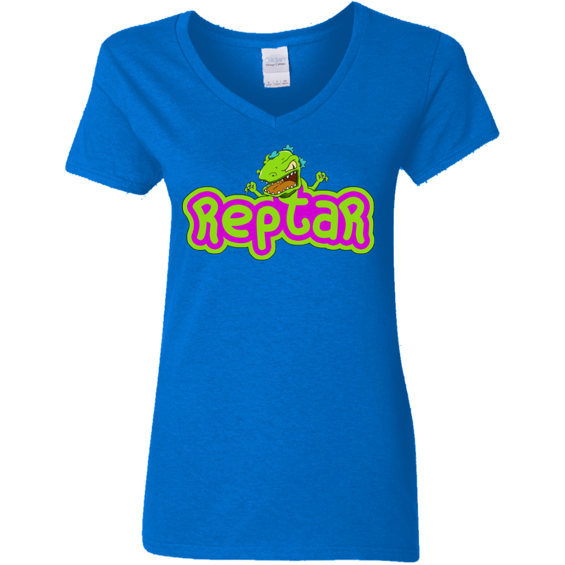 T-Shirts Royal / S Reptar Women's V-Neck T-Shirt