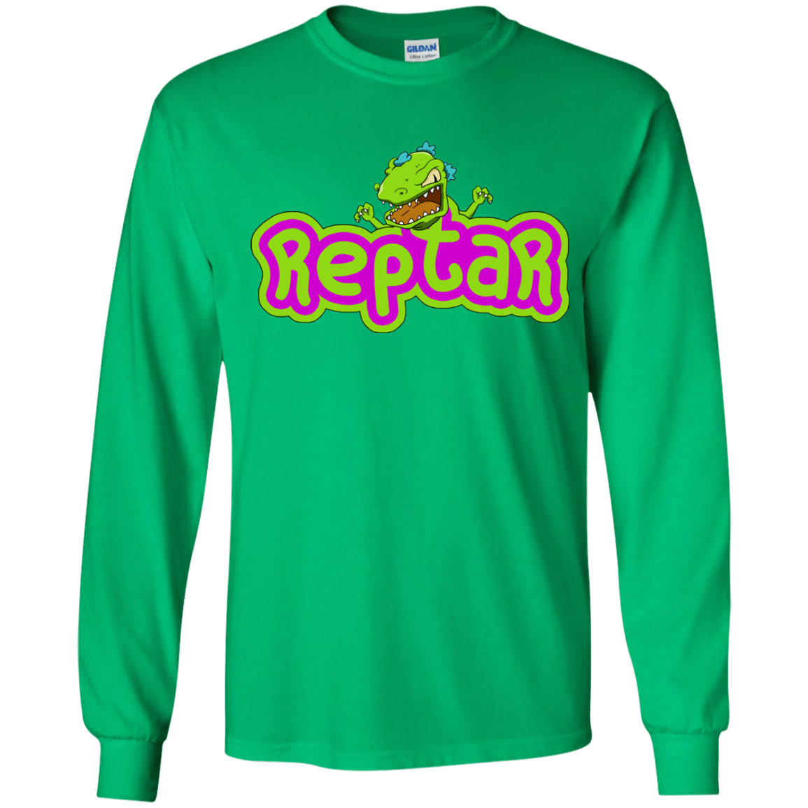 T-Shirts Irish Green / YS Reptar Youth Long Sleeve T-Shirt