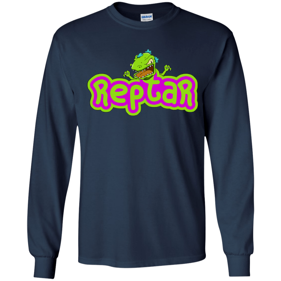 T-Shirts Navy / YS Reptar Youth Long Sleeve T-Shirt