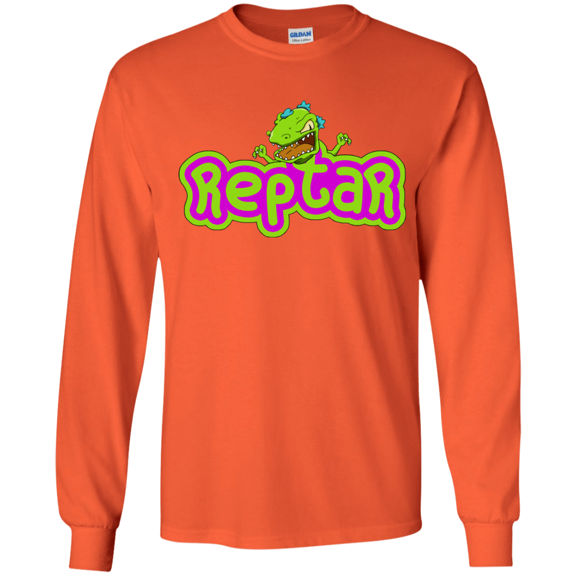 T-Shirts Orange / YS Reptar Youth Long Sleeve T-Shirt