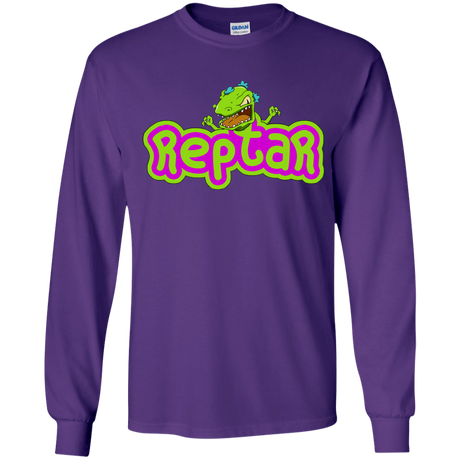 T-Shirts Purple / YS Reptar Youth Long Sleeve T-Shirt