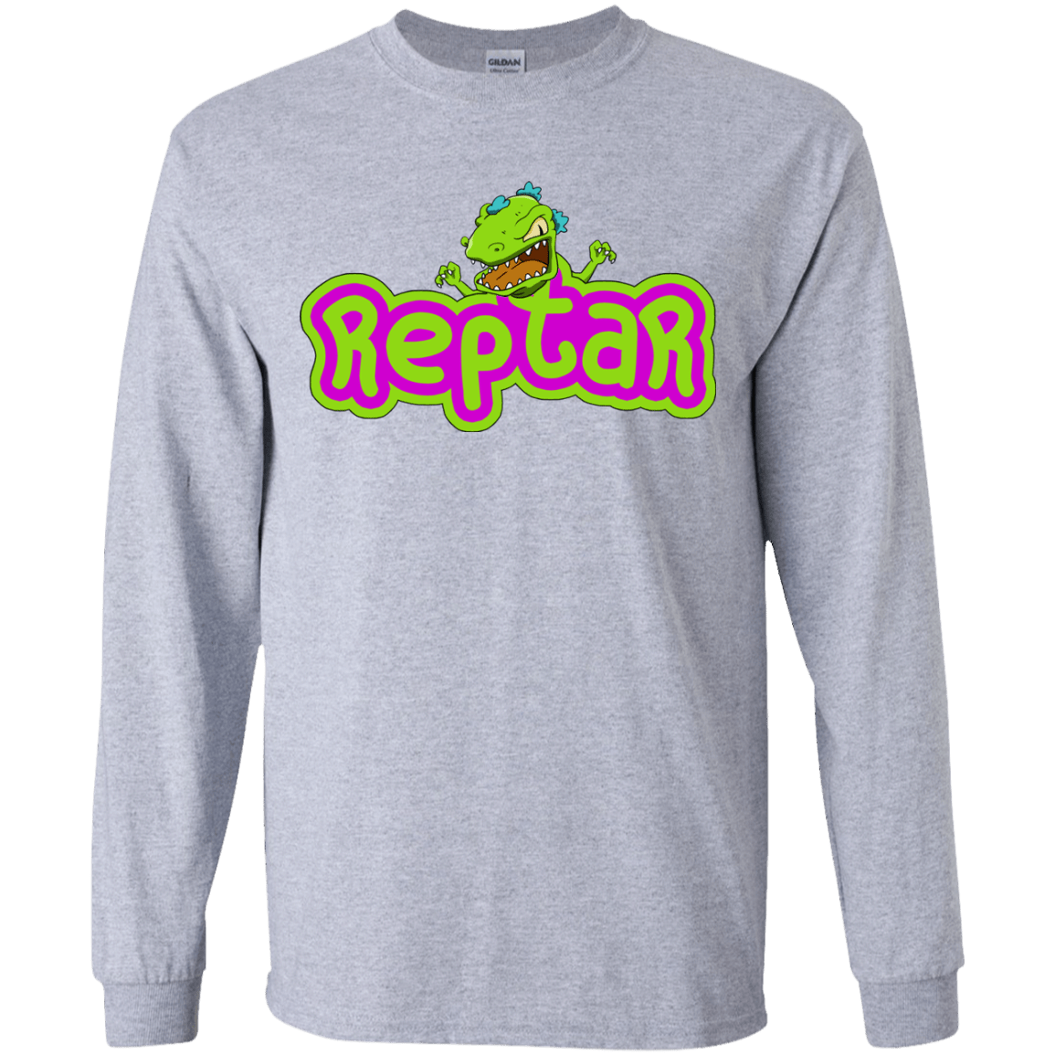 T-Shirts Sport Grey / YS Reptar Youth Long Sleeve T-Shirt